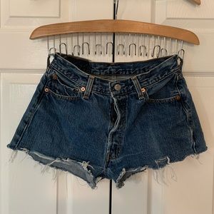 Levi cutoff shorts